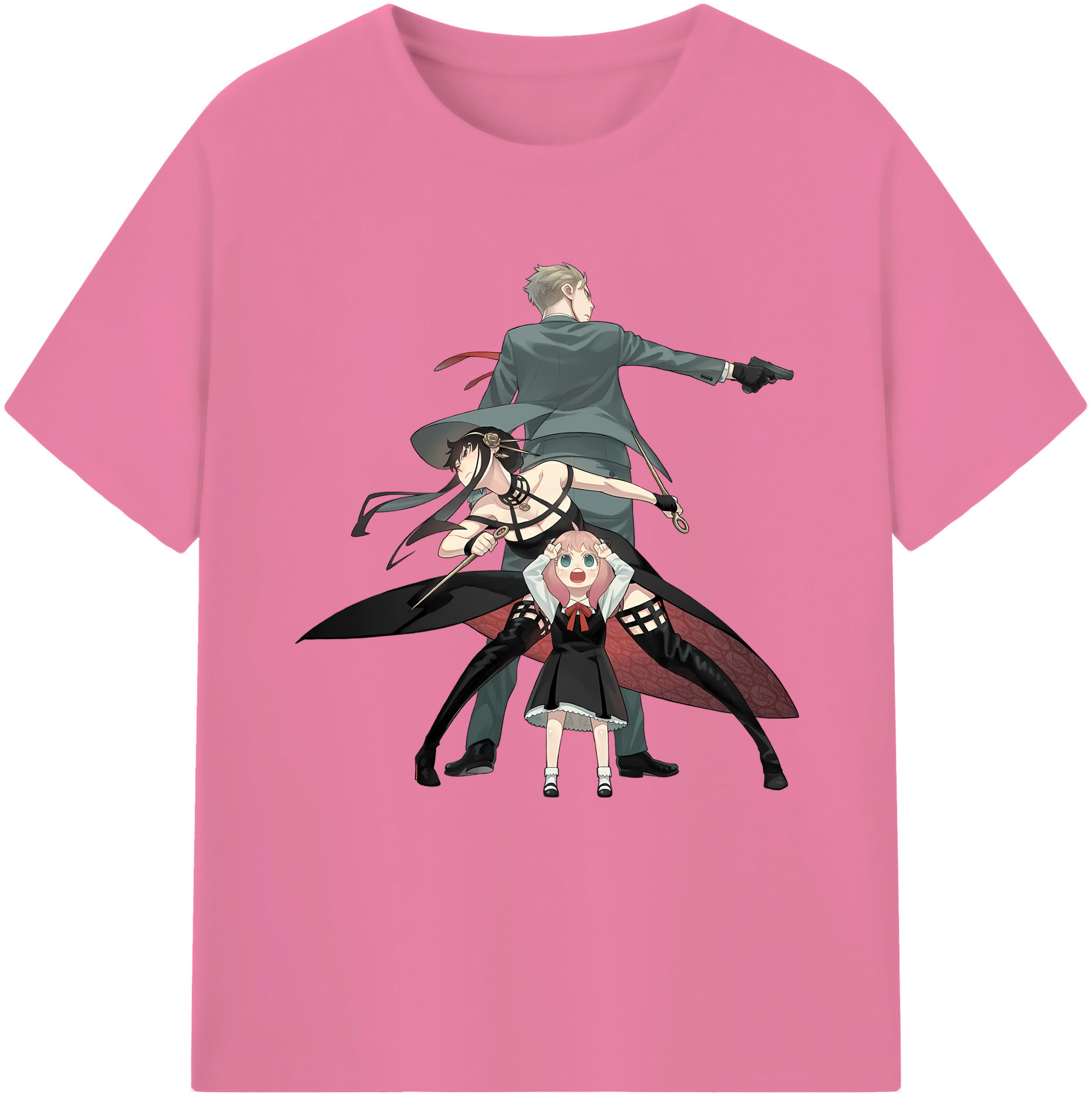 （画像用） SPY×FAMILY间谍家家酒 綿100％半袖Tシャツ（フロントプリント）